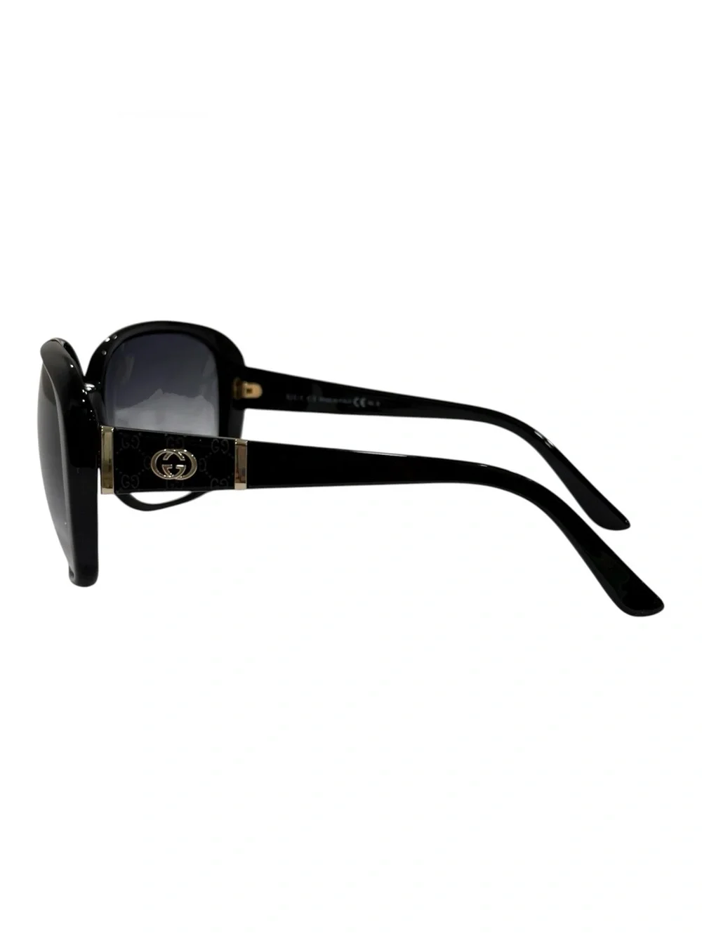 VTG y2k Gucci Black Oversized Gradient Lens Sunglasses